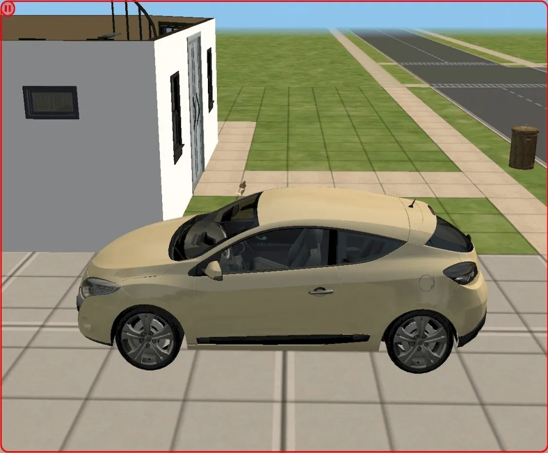 Renault Mégane on new driveway