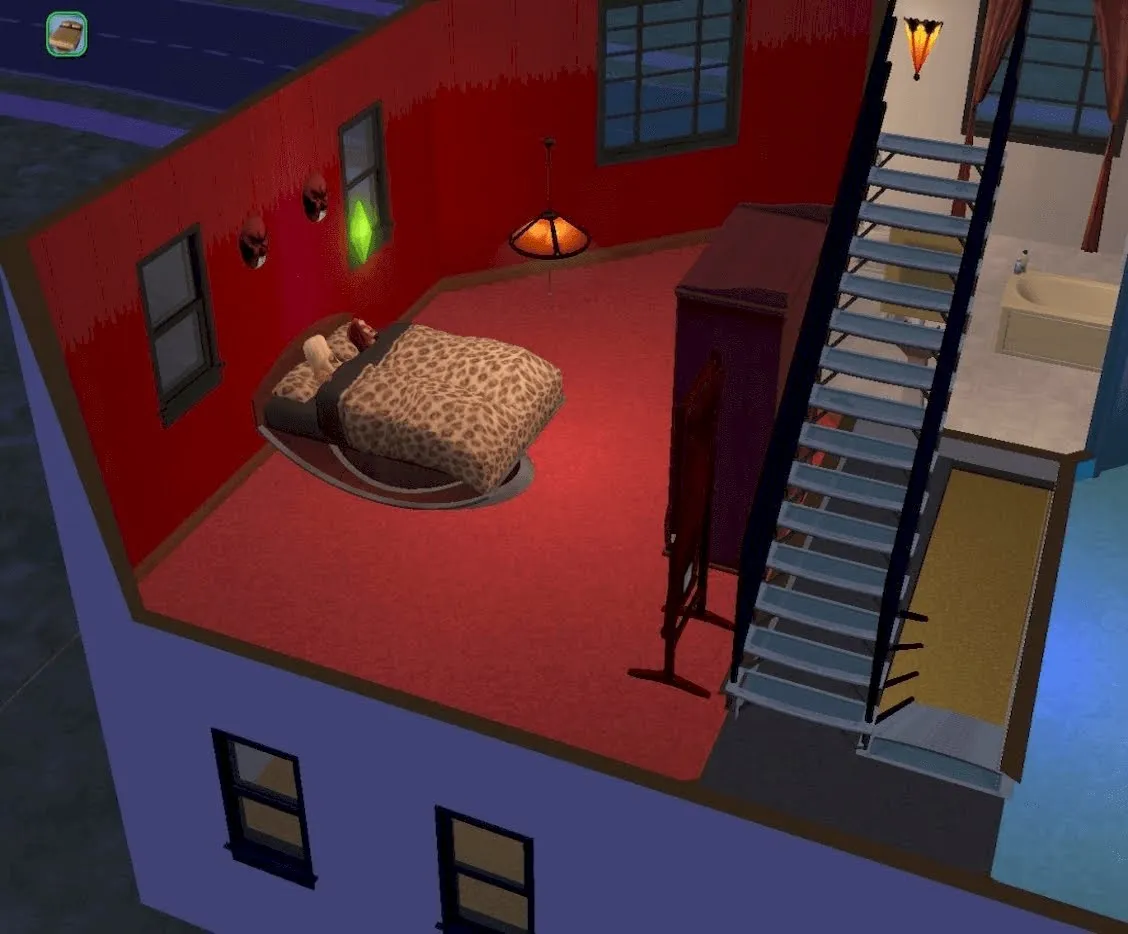 Sisters Settling Down for the Night