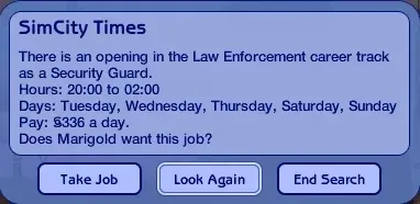 Marigold checking the newspaper