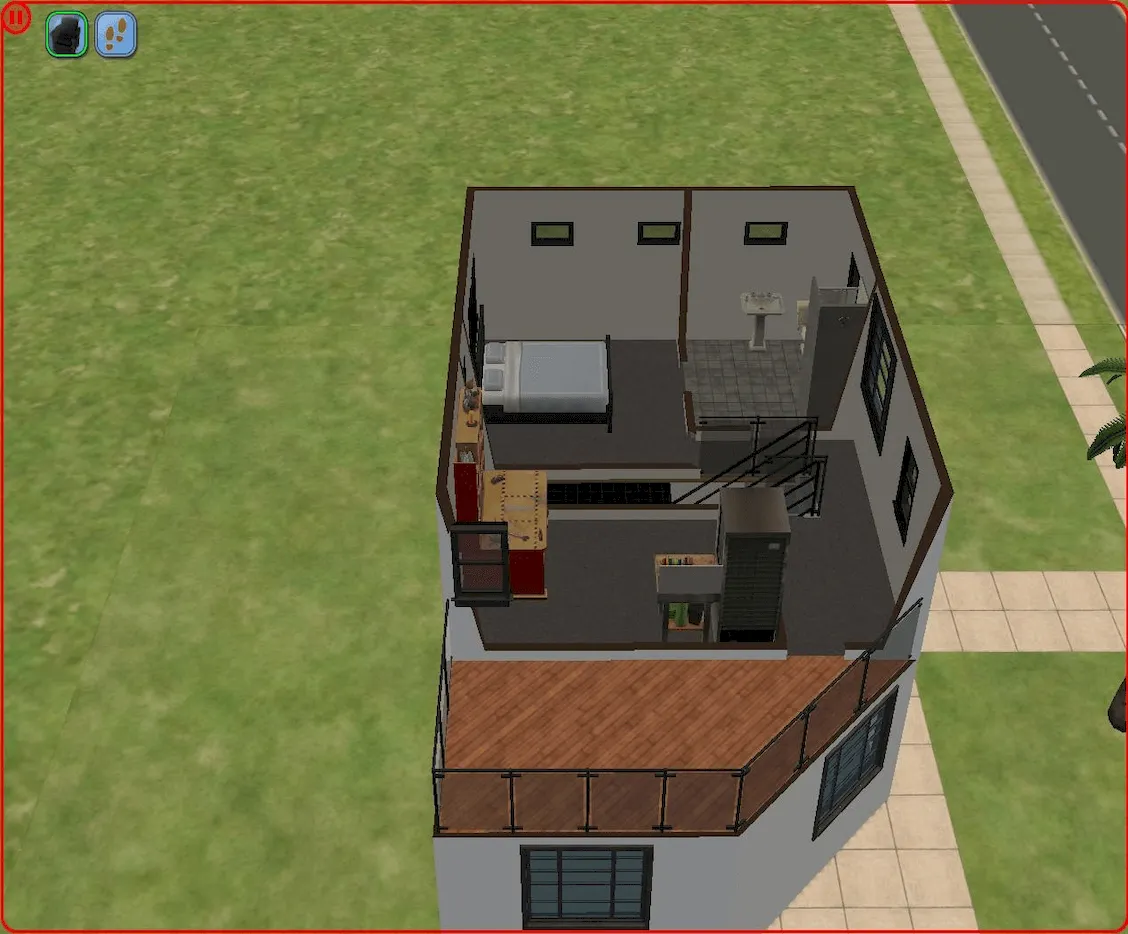 The 1st floor layout